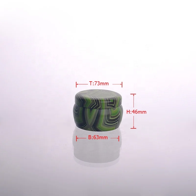 Vintage mini Metal Candle Jars Metal Container for cosmetic use wholesale