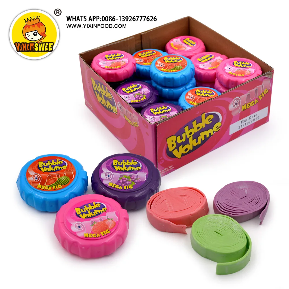 Halal fruity 56g bubble gum roll candy, View bubble gum roll, YIXIN ...