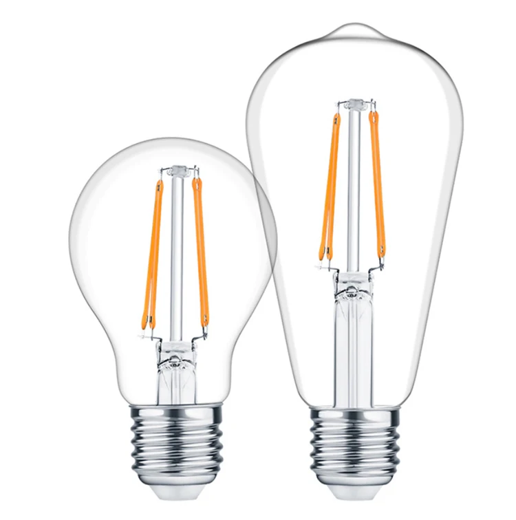 Wholesale Decorative transparency glass B10 E12 E14 E26 E27 110v 220v retro Vintage Filament led Bulb