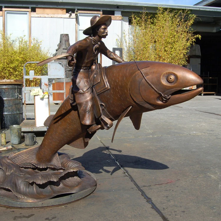 garden fish statues