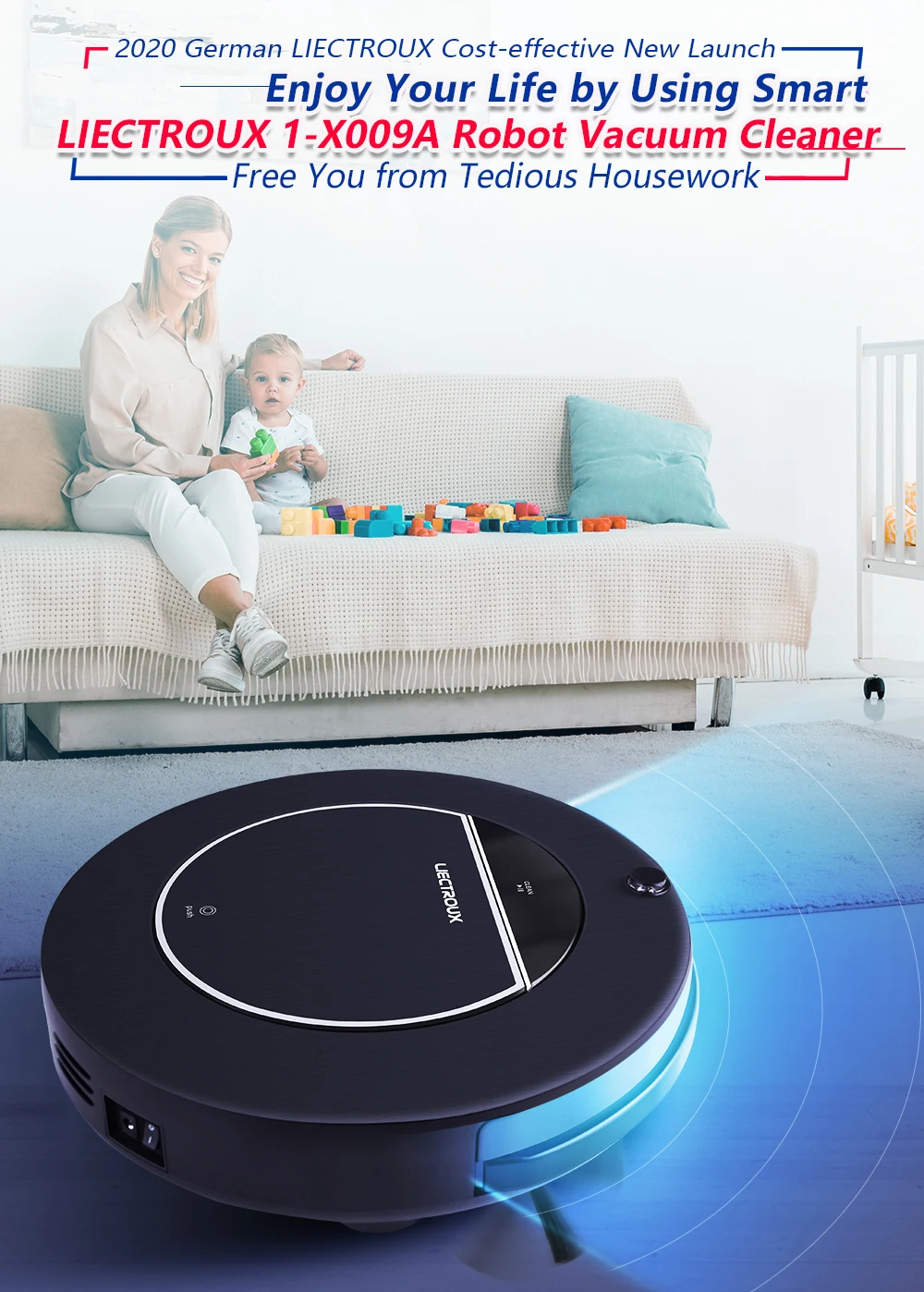 liectroux robot 1 x009a robot vacuum cleaner