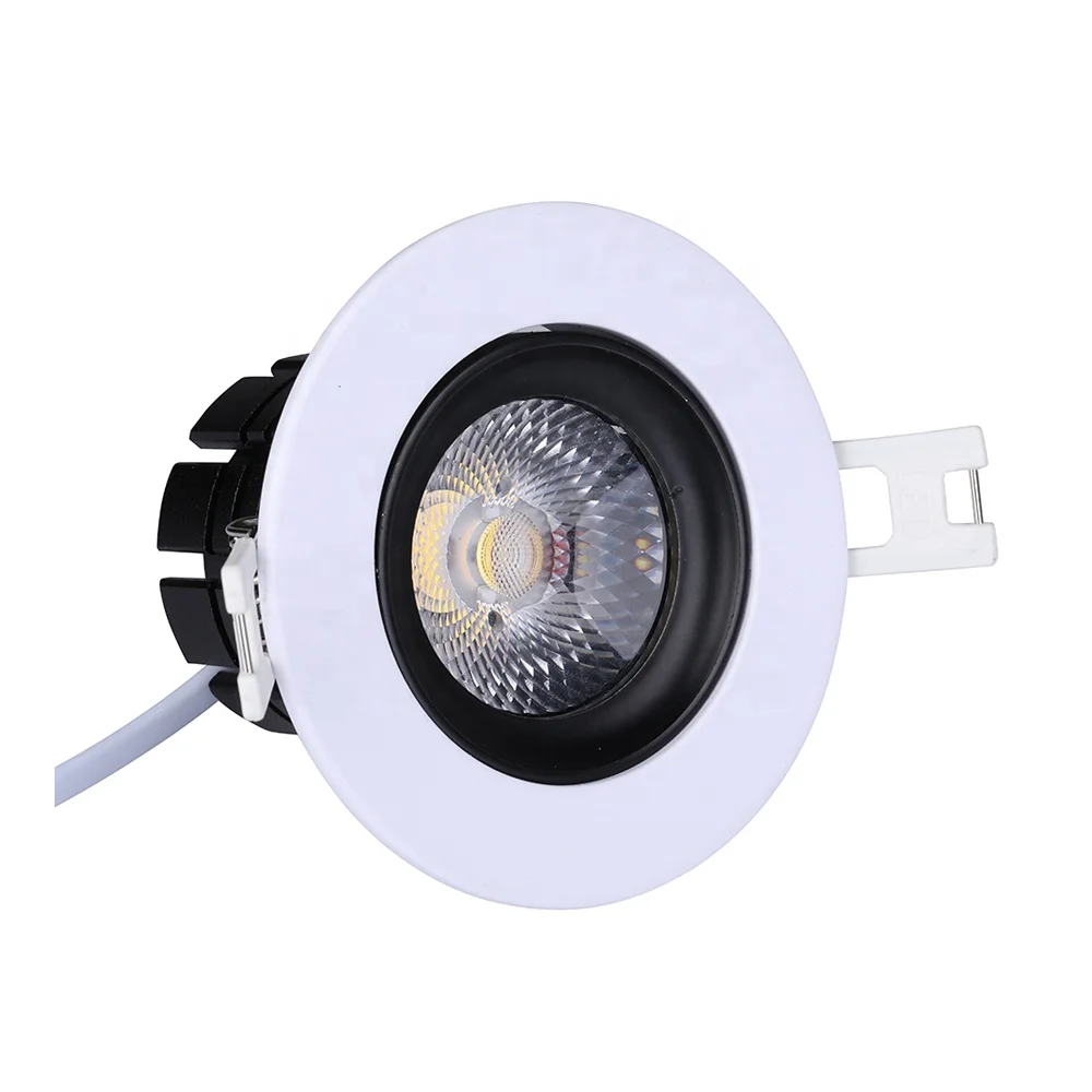 Recessed DC 24V smart downl ights 8W 10W 12W high bright COB LED RGBW tunable white suitable for KNX PWM DALI DIX512 LOXONE