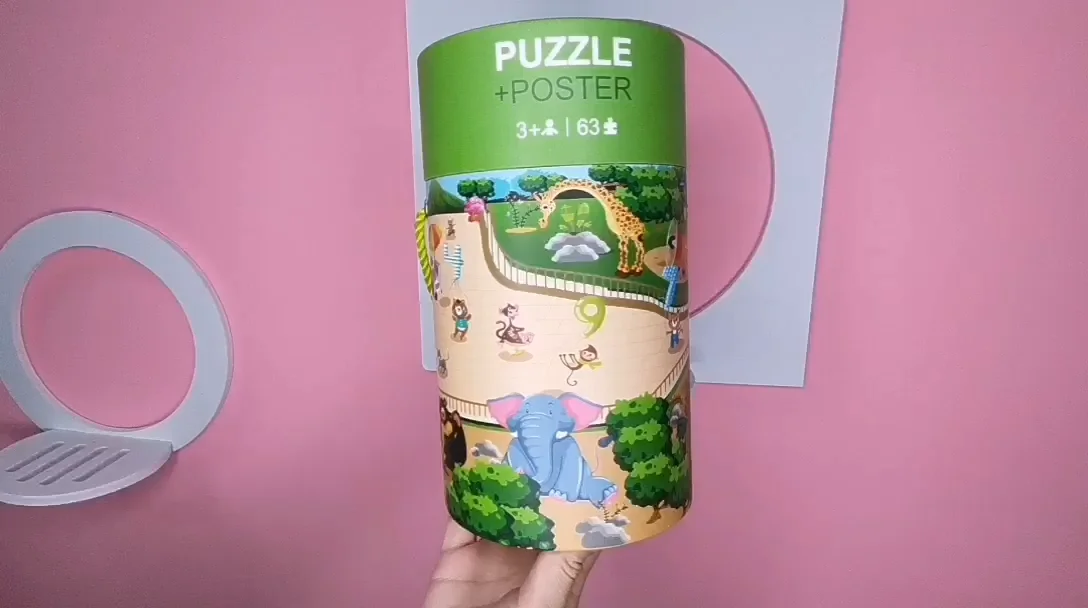 High Quality Custom Puzzle Factory 63 Piece Children Jigsaw Puzzle