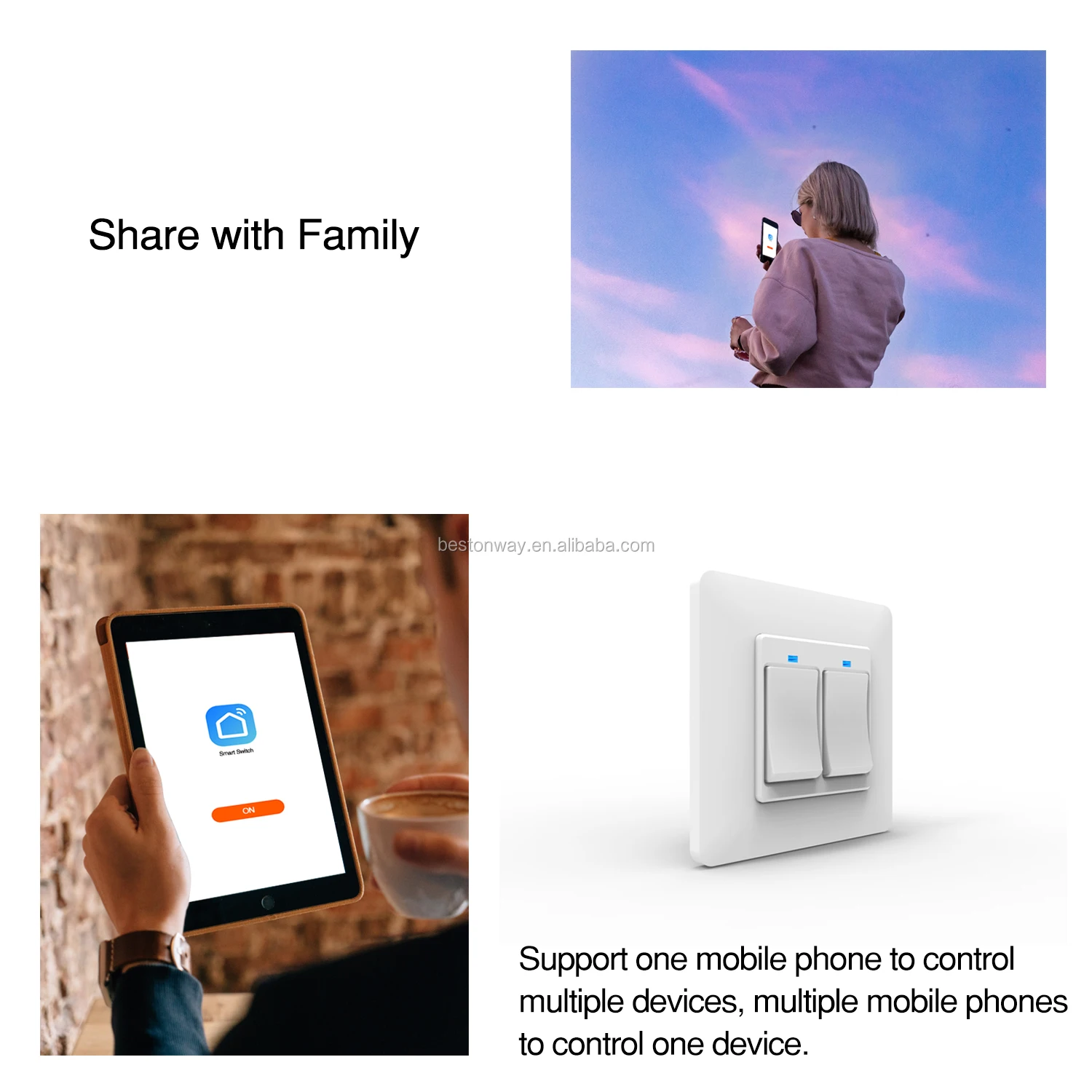 2020 High Quality Luxury Tuya Light Timer Switch Small LED Light With Switch Zigbee - ANKUX.COM