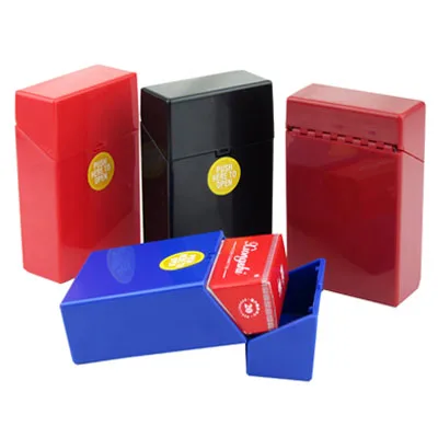 
automatic open plastic cigarette case 