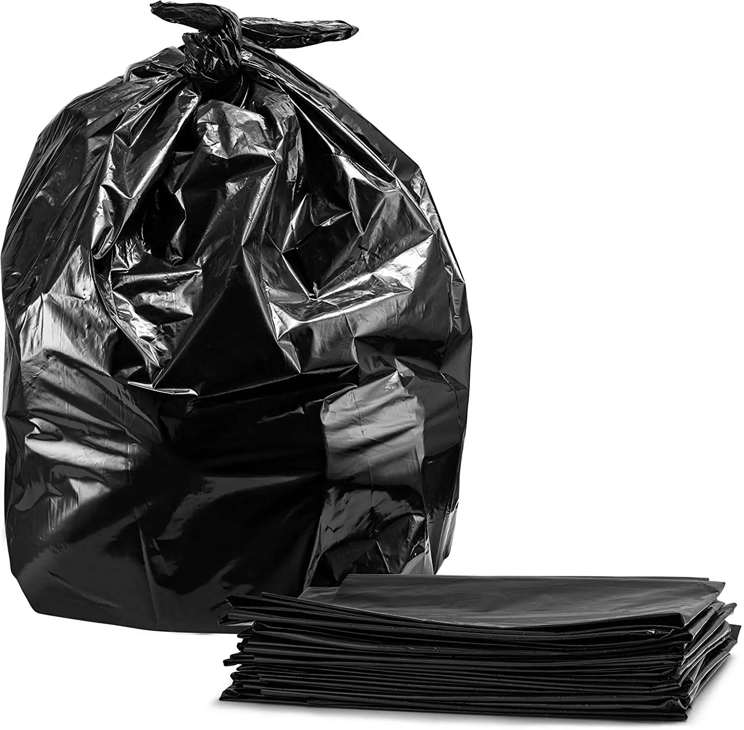Wholesale PE Black Heavy Duty Contractor Disposable Rubbish Bags - China Garbage  Bags and Trash Bag price