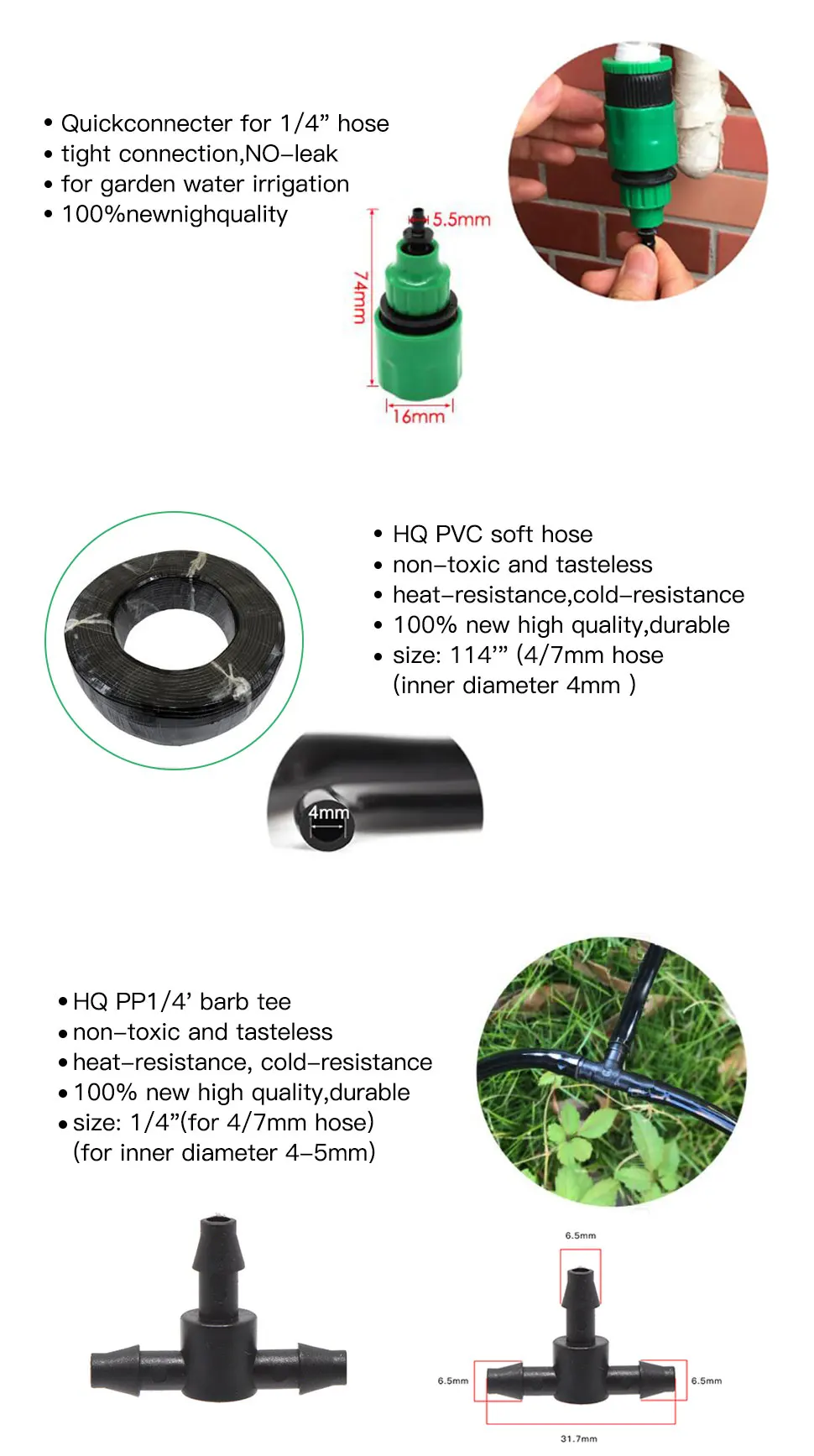 Adjustable Automatic Micro Garden Irrigation System
