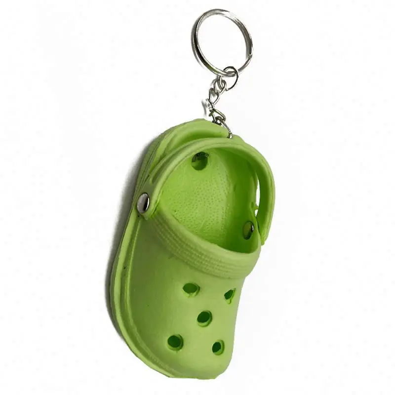 Cute 3d Mini Croc Shoe Keychain Wholesale Summer Colorful Shoes ...