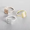 Inspire stainless steel jewelry Personalized Custom Engraved Dainty Ring Everyday Statement Ring Minimalist Stacking Ring
