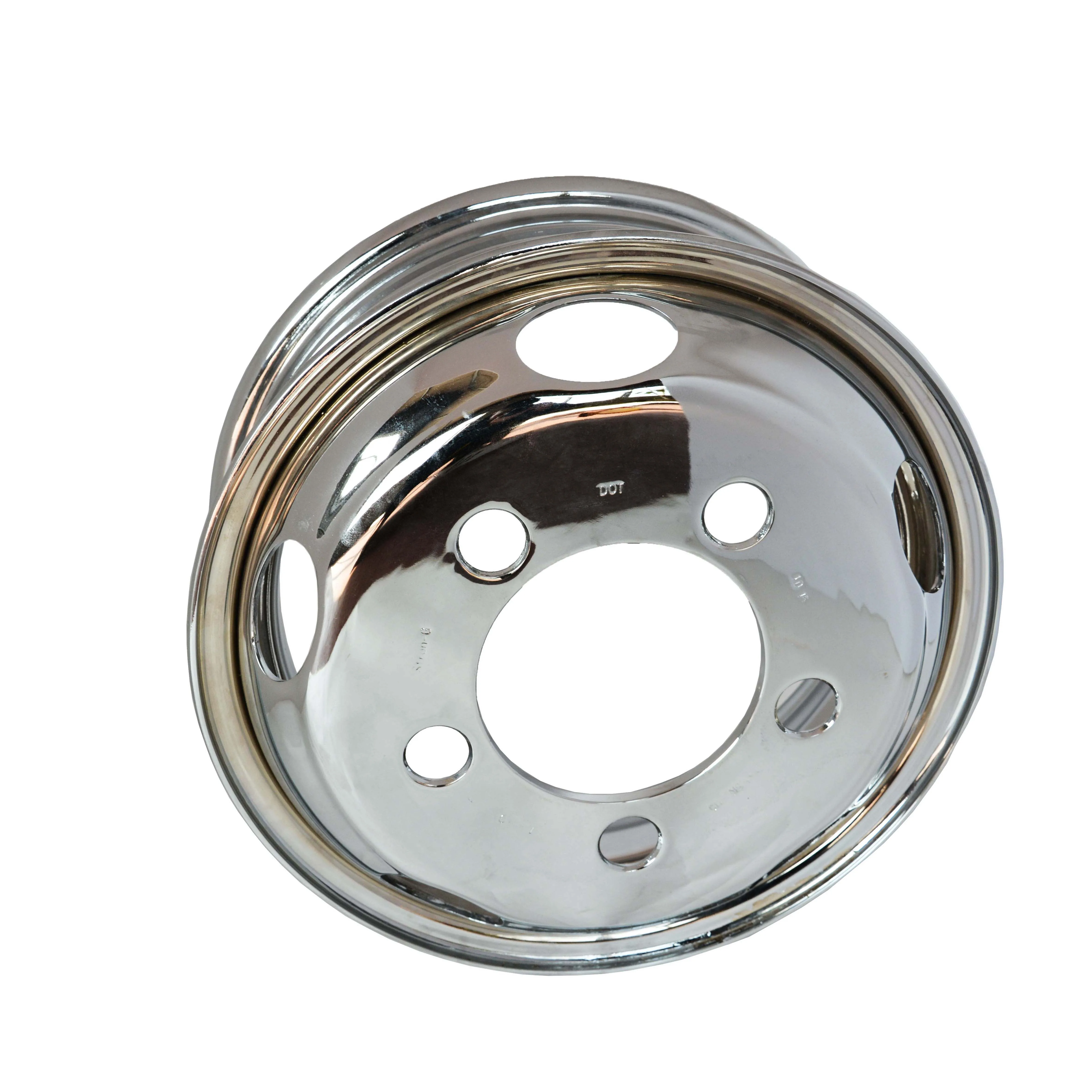 Commercial Chrome Steel Semi Truck Wheels Rim 5.5016 Inch Car Tire