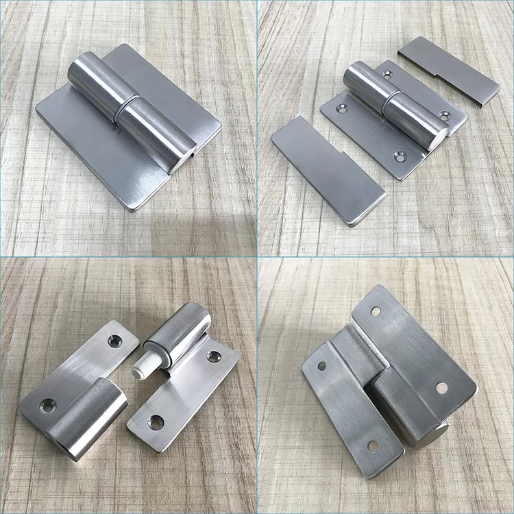 304 Stainless Steel Toilet Cubicle Partition Door Gravity Hinges with Custom Design