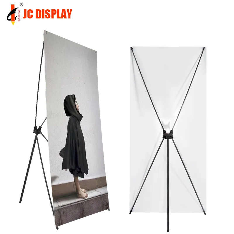 Indoor Advertising Vertical Banner Stands Size 80 180cm Buy X