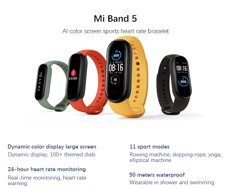 xiaomi mi smart band 5 global version