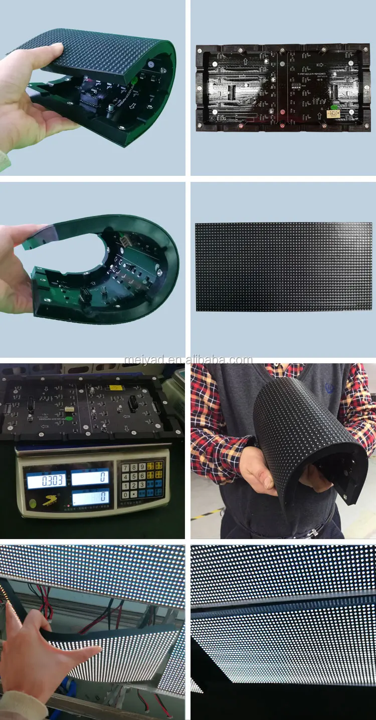 320*160mm P5 Indoor Flexible LED Display Screen Module