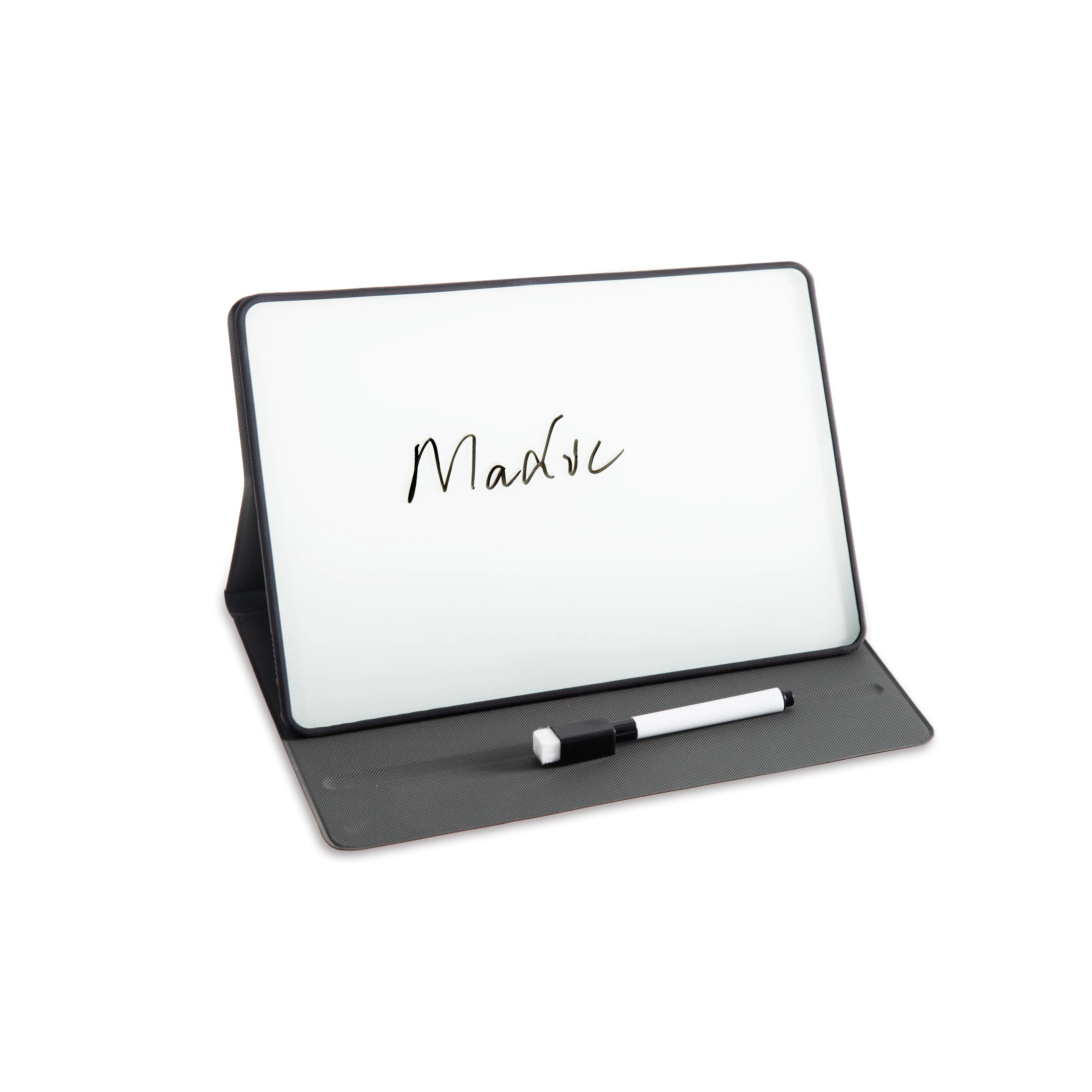 Portable Glass Board With Stand Dry Erase Repeatable Erasable