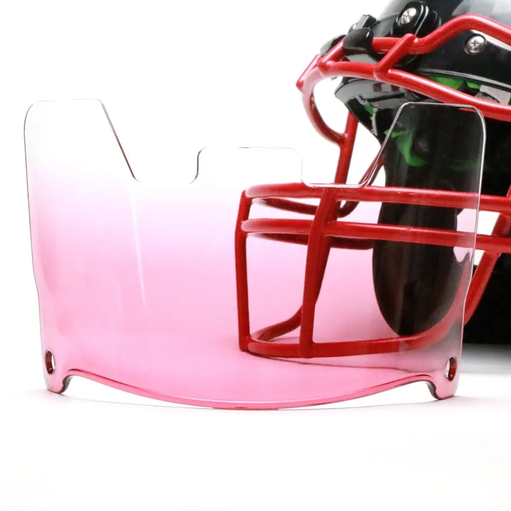 New Gradient Color American Football Visors For Helmet Youth Football Visor Clear Universal Fit