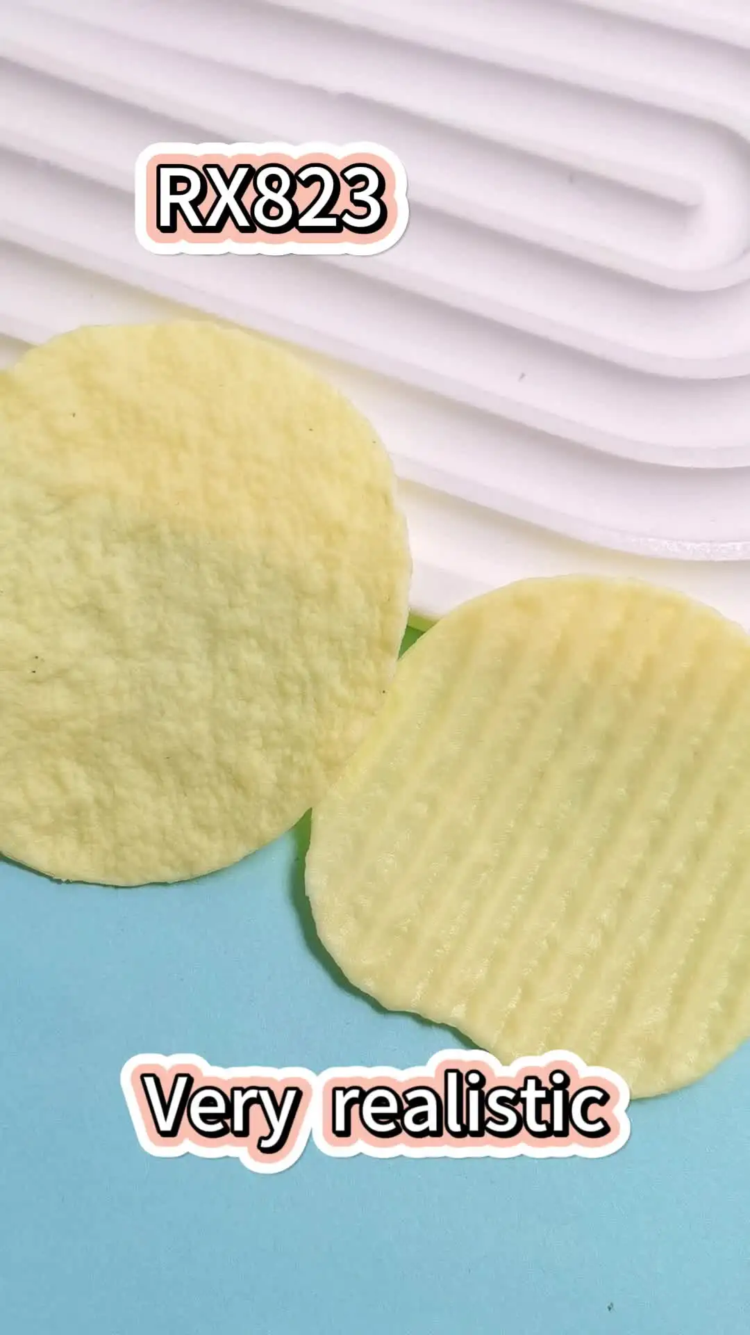 ホットセール中！100個入り/袋 リアルなPVCポテトチップス模型