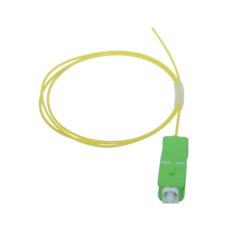 LSZH 0.9mm SC APC Fiber Pigtail simplex Singlemode G652D  Fiber Optic Pigtail