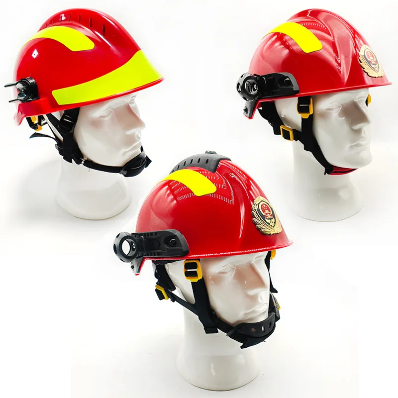 F2 Rescue Fire Helmet Integrated Emergency Headlamp Fire Protection ...
