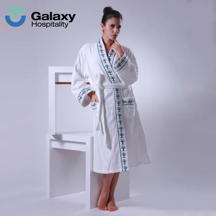 Wholesale Luxury 100 Cotton White Hotel Bathrobe Buy Hotel Bathrobe