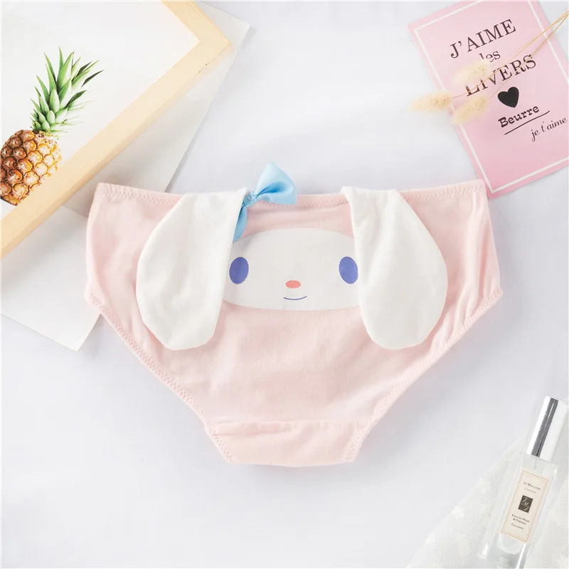 Fashion Girls Cute Panties Rabbits Ears Cute Underwear For Young Ladies ...