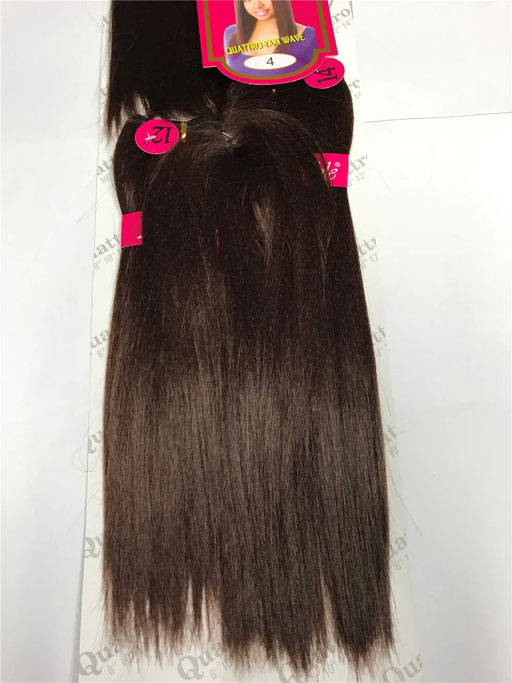 Adorable Quattro Yaki Wave Heat Resistant Synthetic Hair Weave