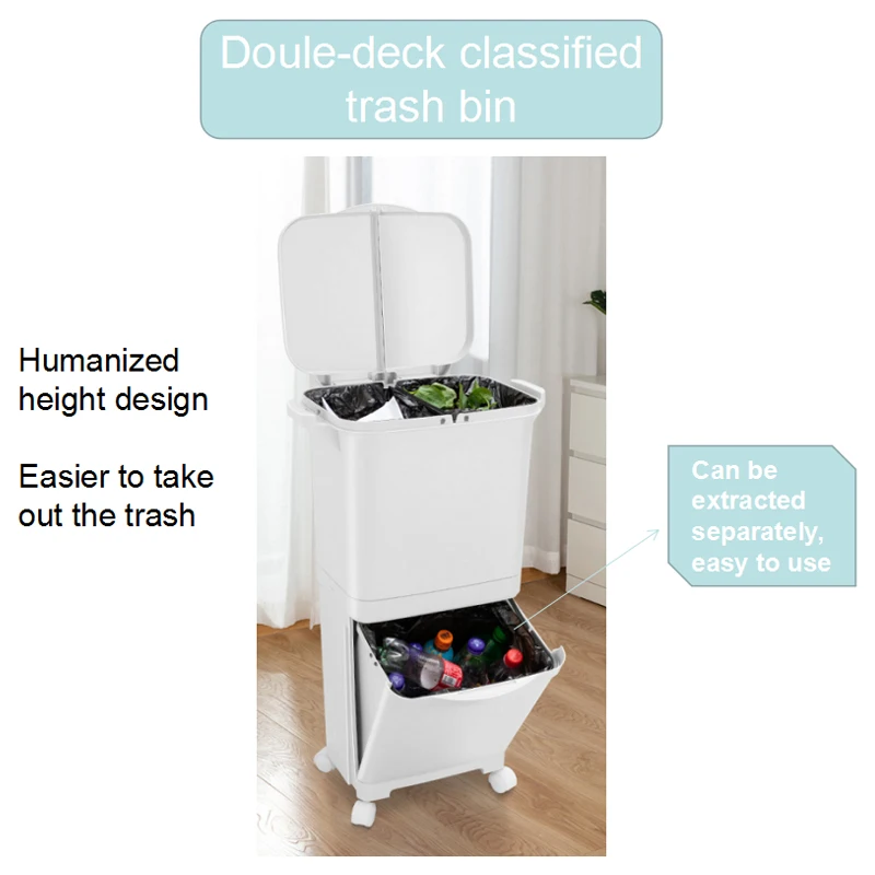 Cheap Classification Waste Bin Waste/ Recycling Smart Bin