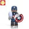 XP228 Injured Captain America Hammer Broken Shield Avengs Endgame Battle Christmas Gifts Model Building Blocks Toys For Children