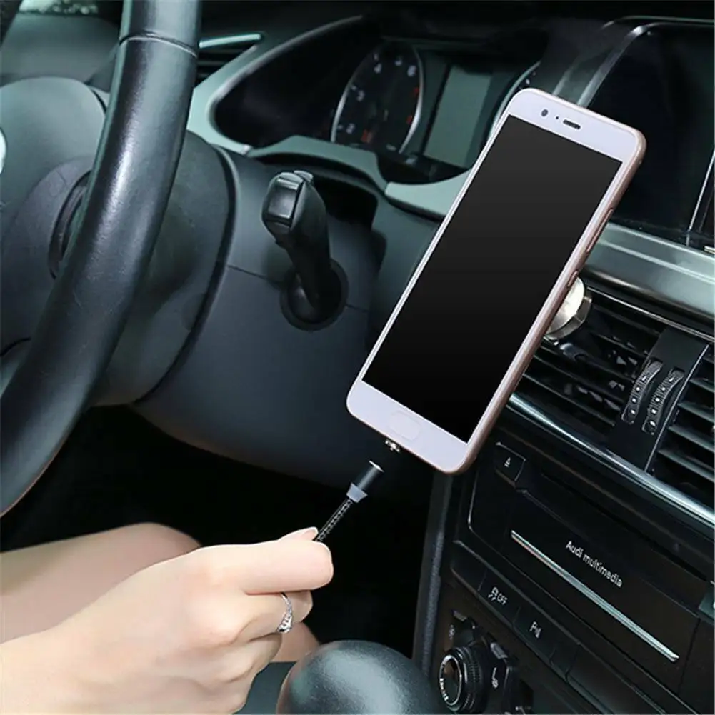 3 IN 1 Magnetic Adapte Type-C Micro USB IOS Charging Cable For Samsung iphone - ANKUX.COM