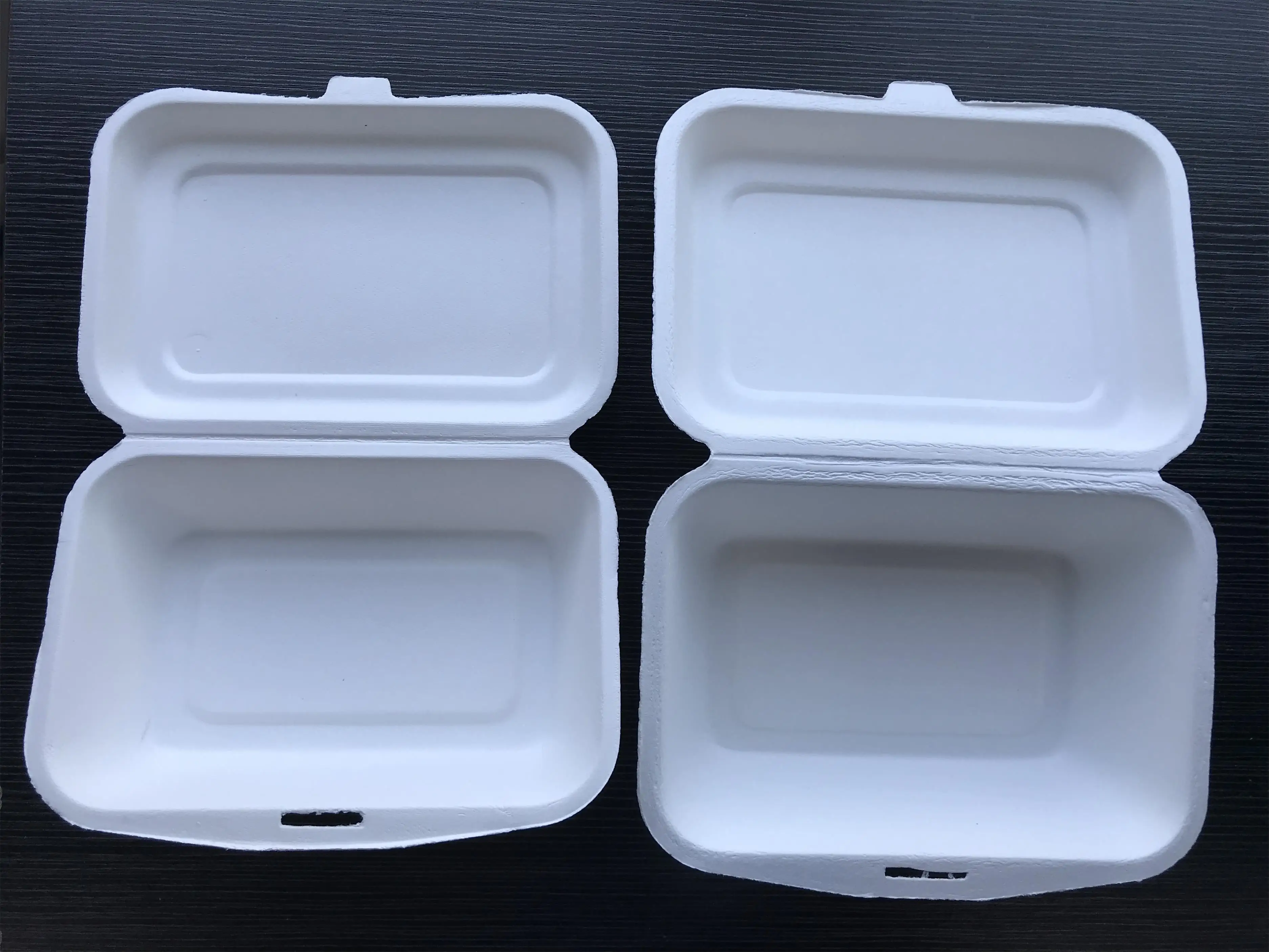 环保一次性包装铰链容器和纤维碗