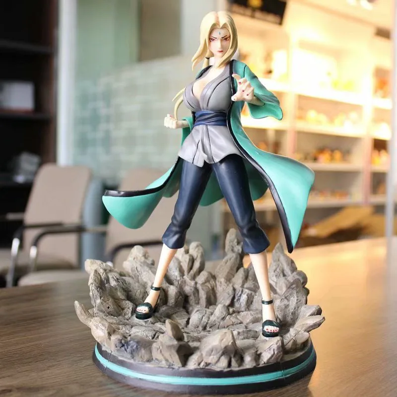 28cm Tsunade Statue Diorama Action Figures Gk Shippuden Figurine