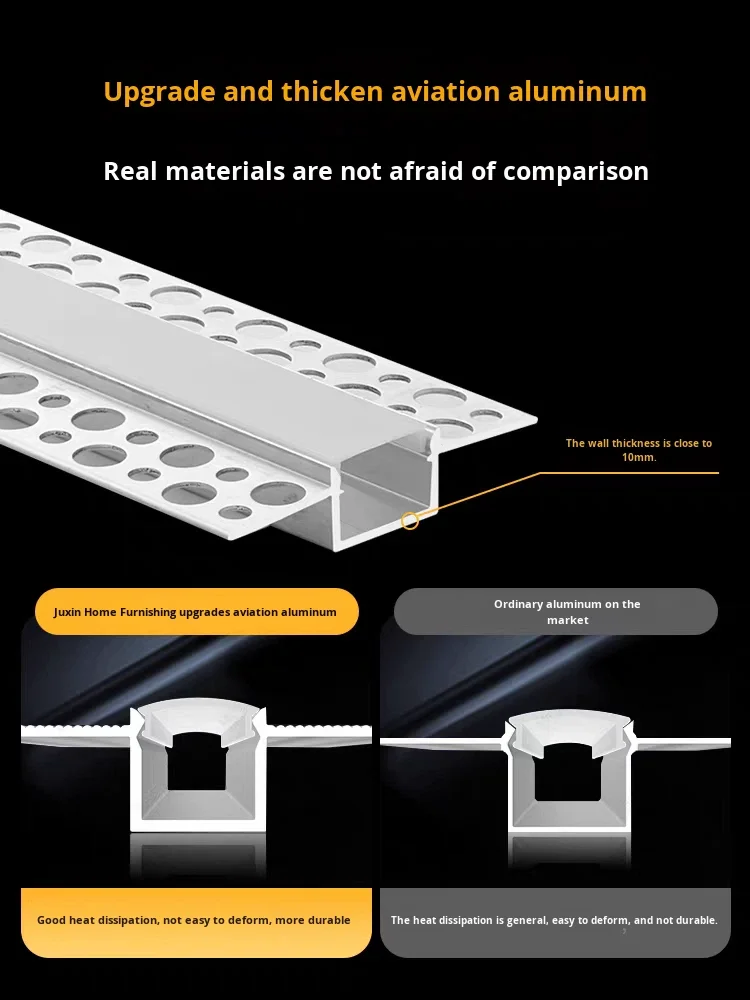 product led recessed linear light strip aluminum channel light with 111v 240v voltage and 2 year warranty-1