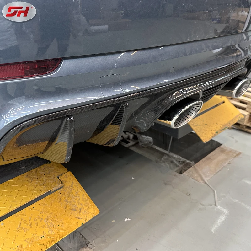 Dry Carbon Fiber Replacement Installation GT Rear Diffuser For Porsche Cayenne 9Y0 2018-up