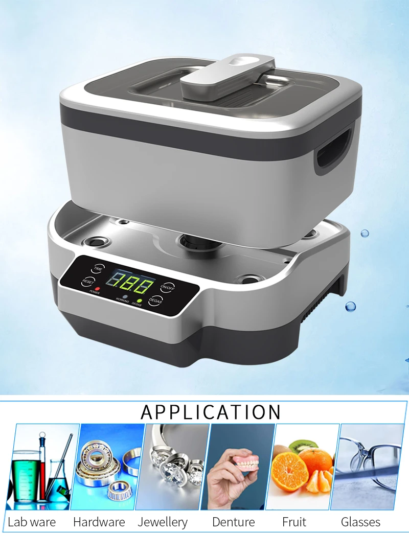 Ultrasonic Cleaner Fruit Vegetable New Washing Machine 1.2ml Glasses