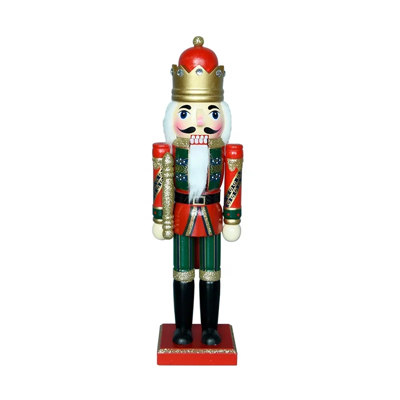 Christmas Ornaments Nutcracker Decorations Wooden Nutcracker Soldier ...