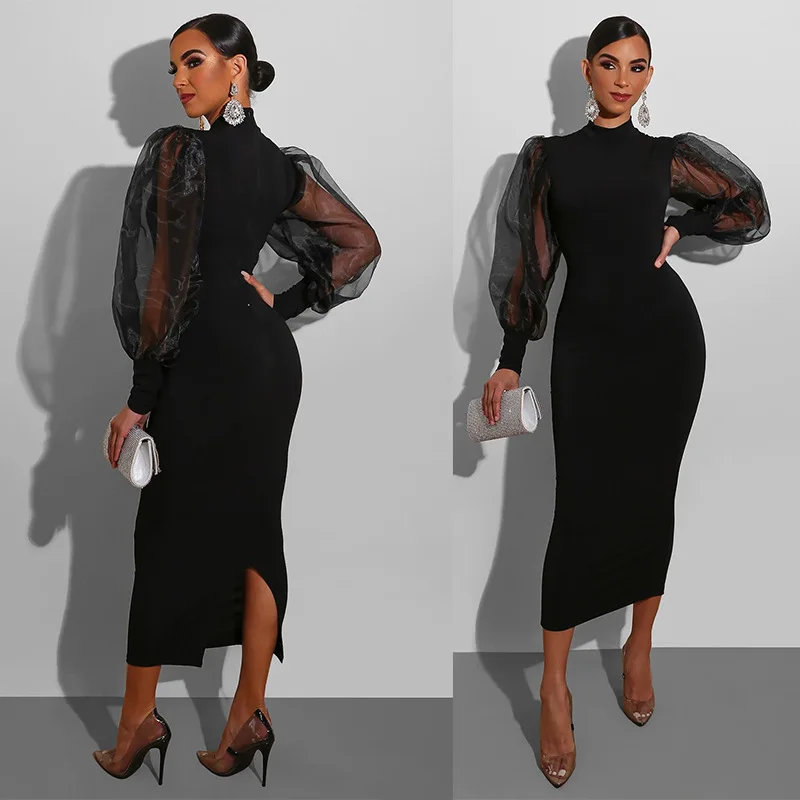 Black Church Dresses Elegant Official Work Female Fashion Formal Ladies  Office Wears Career Women Dresses| Alibaba.com