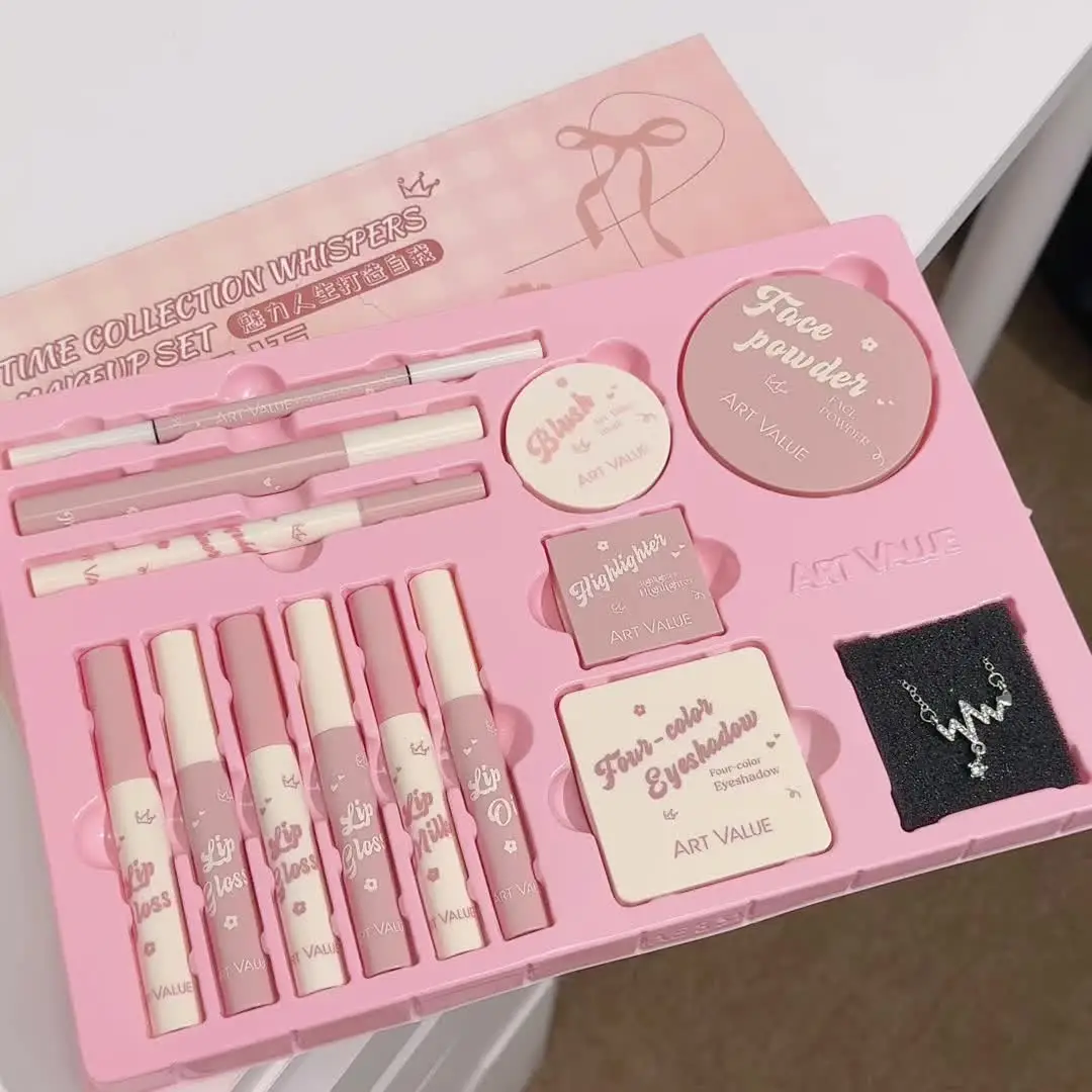 MAKEUP IS ART メイクアップアート 2本セット Art Value Makeup Kit - Complete Gift Set with Two-Tone Mirror