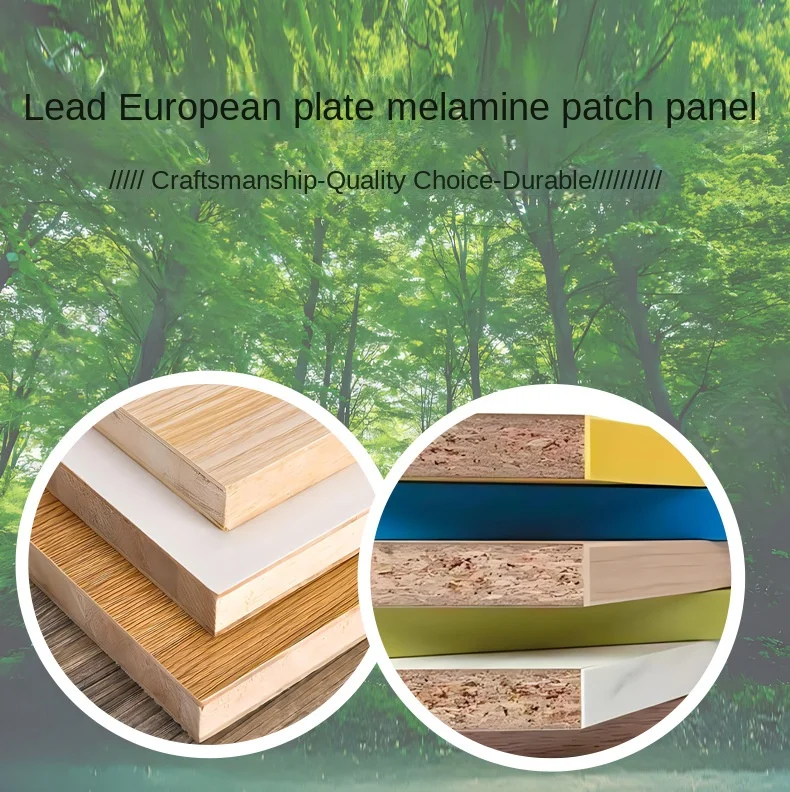 Modern Design 18mm Thick Solid Wood Particle Board Melamine Veneer ...