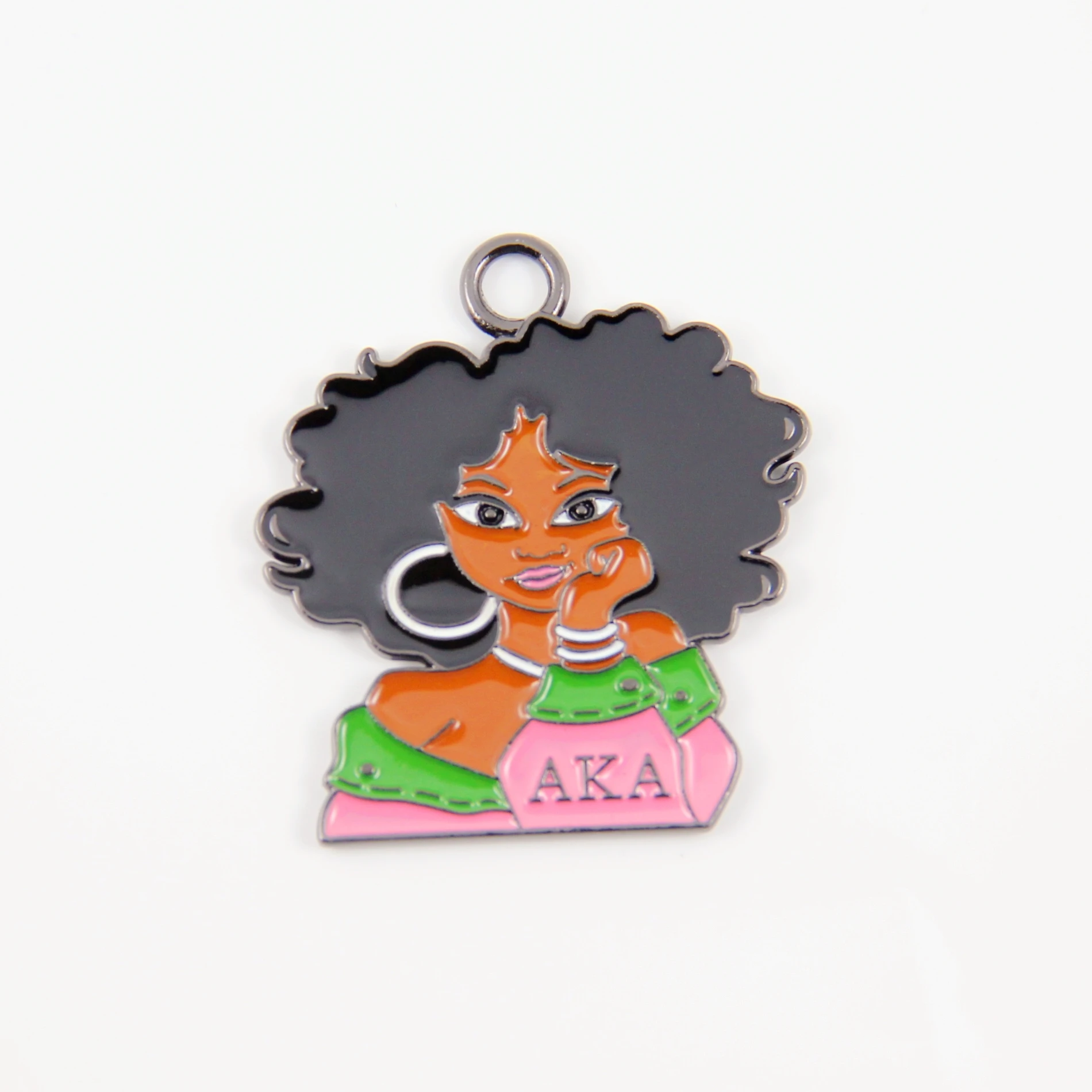 

Sorority pendants for jewelry making,2 Pieces