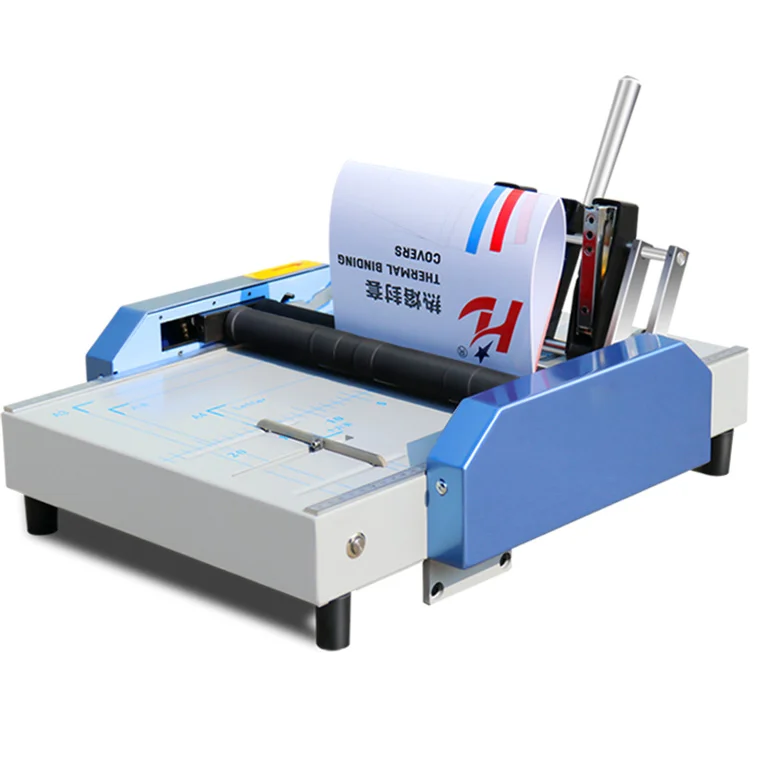 Desktop Manual A3/A4 Paper Stapling Folding Booklet Maker Machine in 5 ...