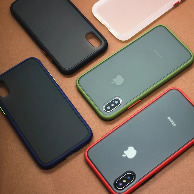 Mobile Covers for iPhone 11 Hard Case Double Colors Hard PC + TPU Soft Phone Bumper Case for iPhone 11 Hybrid Phone Case