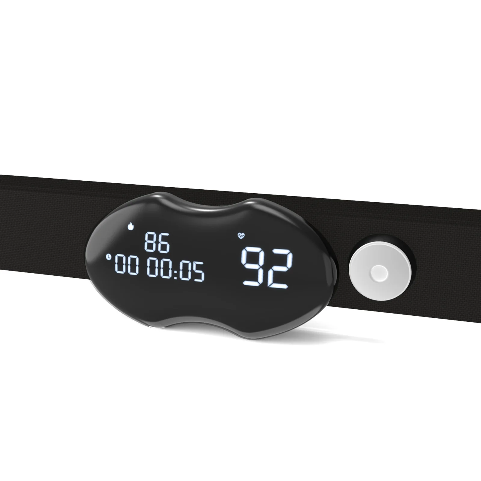 Rechargeable HRM Sensor Sport Accessory Heart Rate Monitor Chest Strap ...