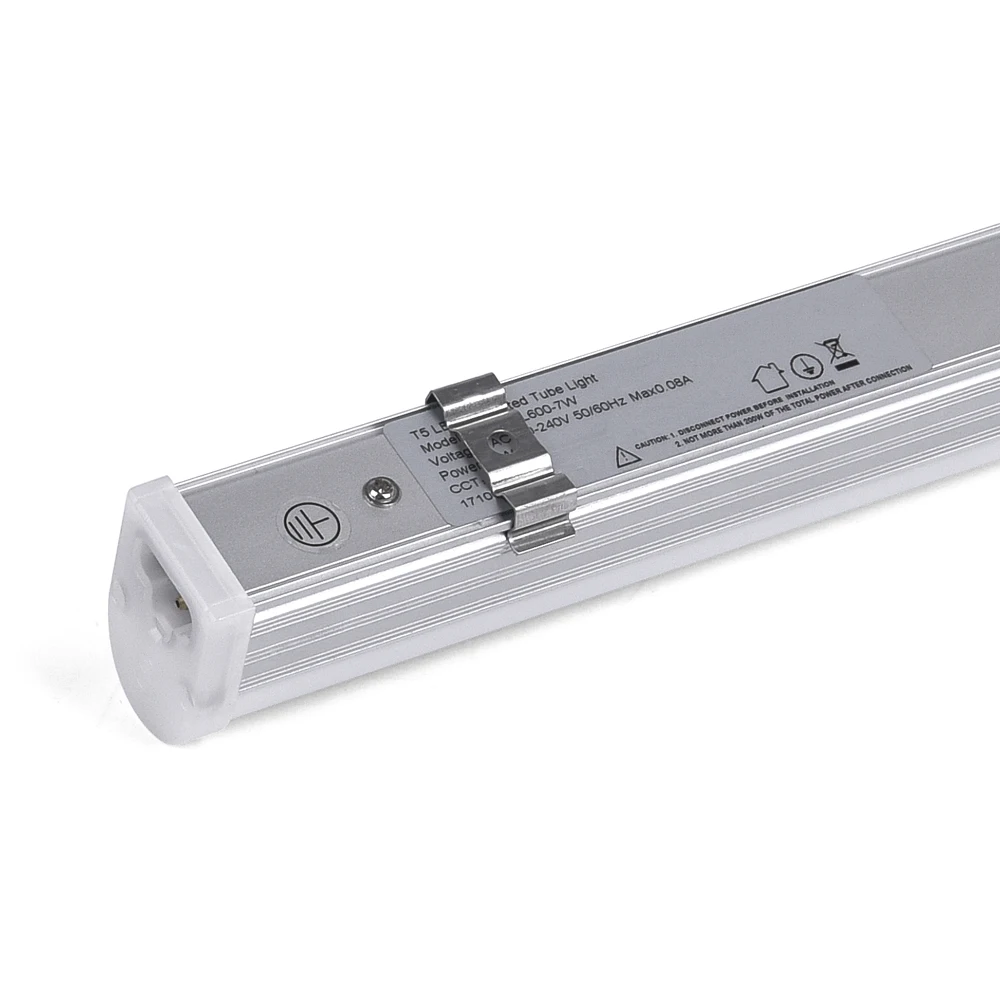 Ultral-slim integrated fixture t5 led tube 4w 300mm 440lm with switch CE ETL certification Dimmable LED Under Cabinet Lights