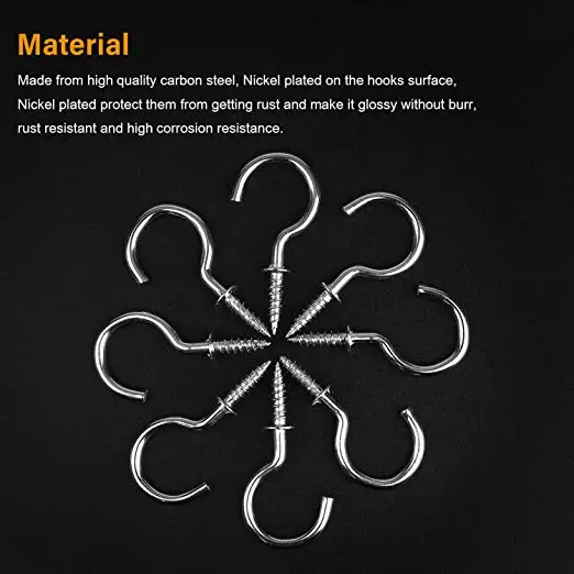 Selftapping Stainless Steel Screw C Hook/l Hook,Close Shape Screw Hook