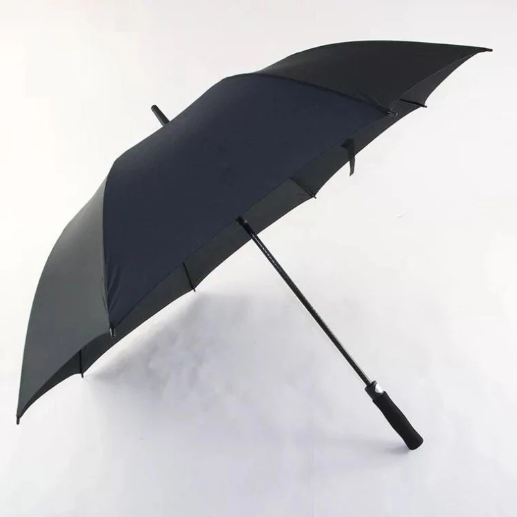 Outdoor Umbrella 60inch Black Custom Umbrella Golf Umbrellas Windproof
