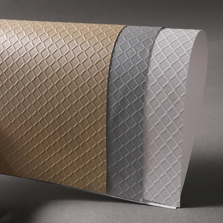 热卖压花图案纸格子压花压花纸