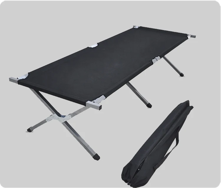 Reliable Foldable Cot Folding Bed Outdoor Aluminum Camping Bed For
