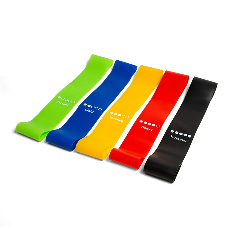 Sport Rubber Fitness Loop Bands 5pcs Training Elastic Bands Resistance