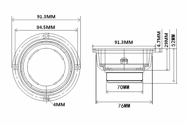Fast Delivery High-Power 3 Inch 20W 8 Ohm Full Range Horn Speaker For Home - ANKUX.COM