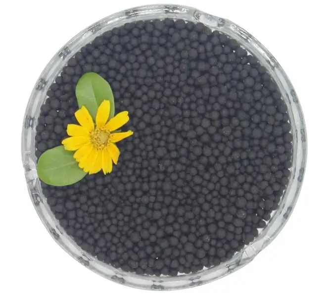 Free Sample Black Granular Water Soluble Bulk wholesale Granular compound NPK fertilizer prices